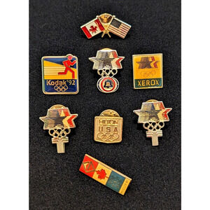 Olympic Pin lot - Seoul LA Atlanta Barcelona Whistler (1984, 1988, 1992, 1996)
